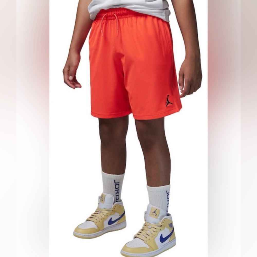 NWT [Jordan] Jumpman Play Shorts Bright Crimson Big Kids Youth Sizes S M L XL - Picture 2 of 14